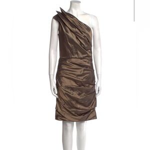 Elegant Halston Heritage One-Shoulder Dress